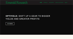 Desktop Screenshot of emeraldcropscience.com