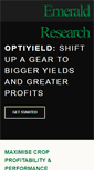 Mobile Screenshot of emeraldcropscience.com